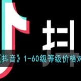 抖音等级42级到43级要多少钱?